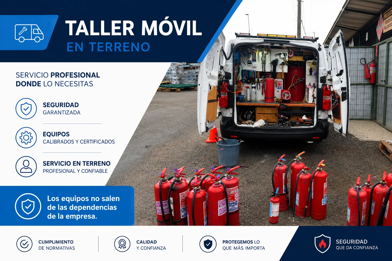 Taller móvil y equipos de PROTECCIN